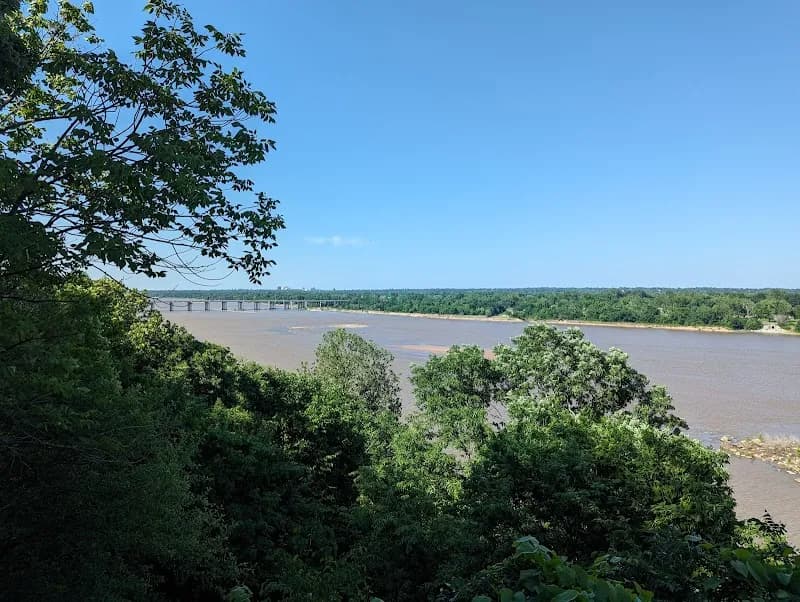 View of Turkey Mountain Urban Wilderness Area in Tulsa, OK