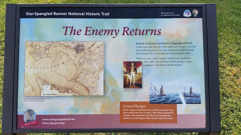 View of Turkey Point Lighthouse in Essex, MD