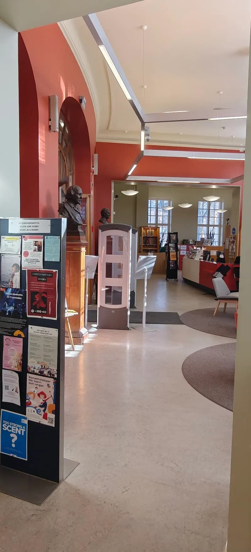 View of Turku City Library, Main Library in Turku, Uusimaa
