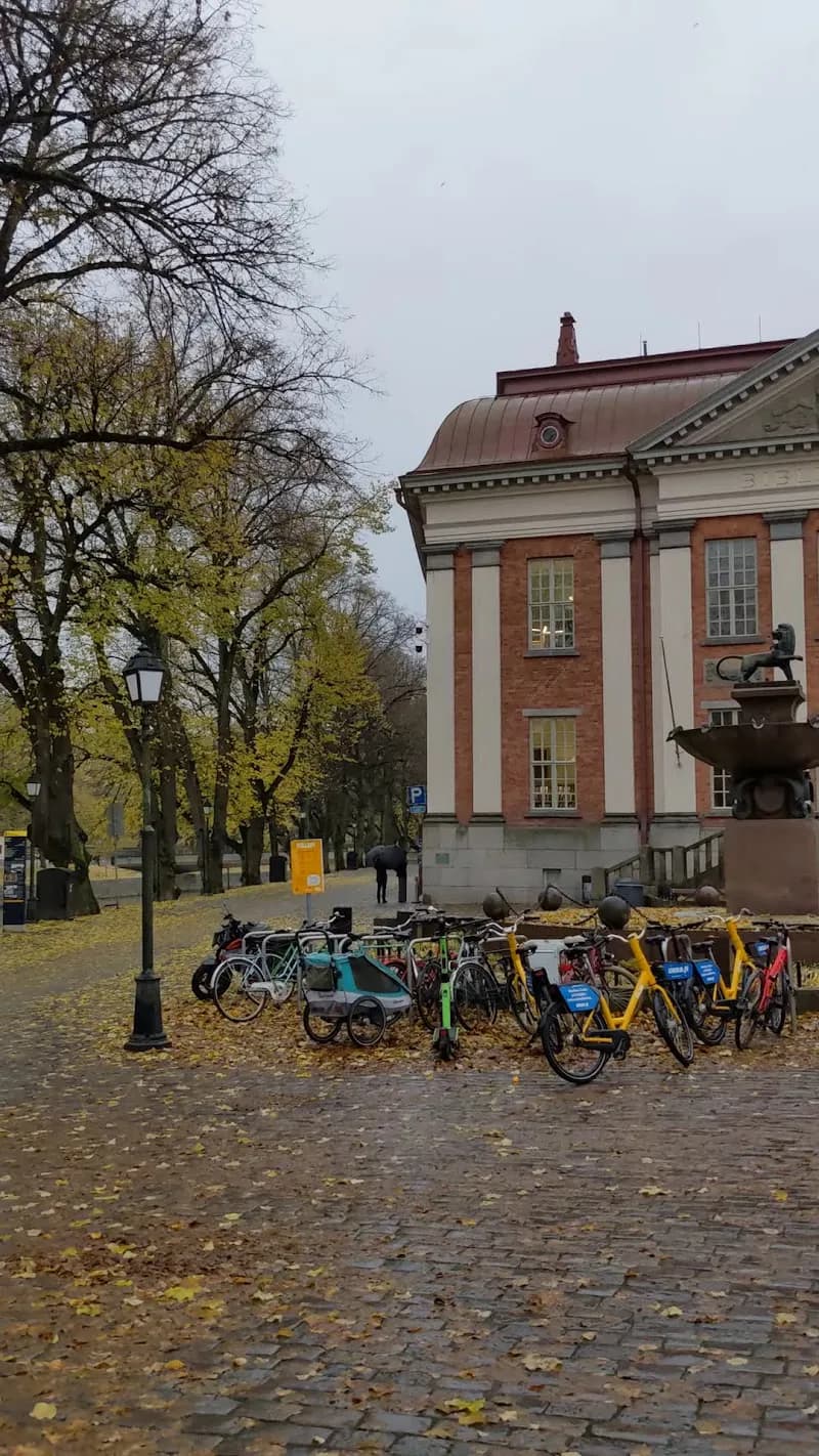 View of Turku City Library, Main Library in Turku, Uusimaa