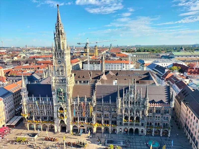Turm "Alter Peter" observation deck in Munich, BY
