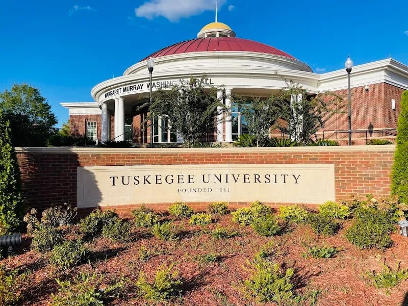 View of Tuskegee University in Tuskegee, AL
