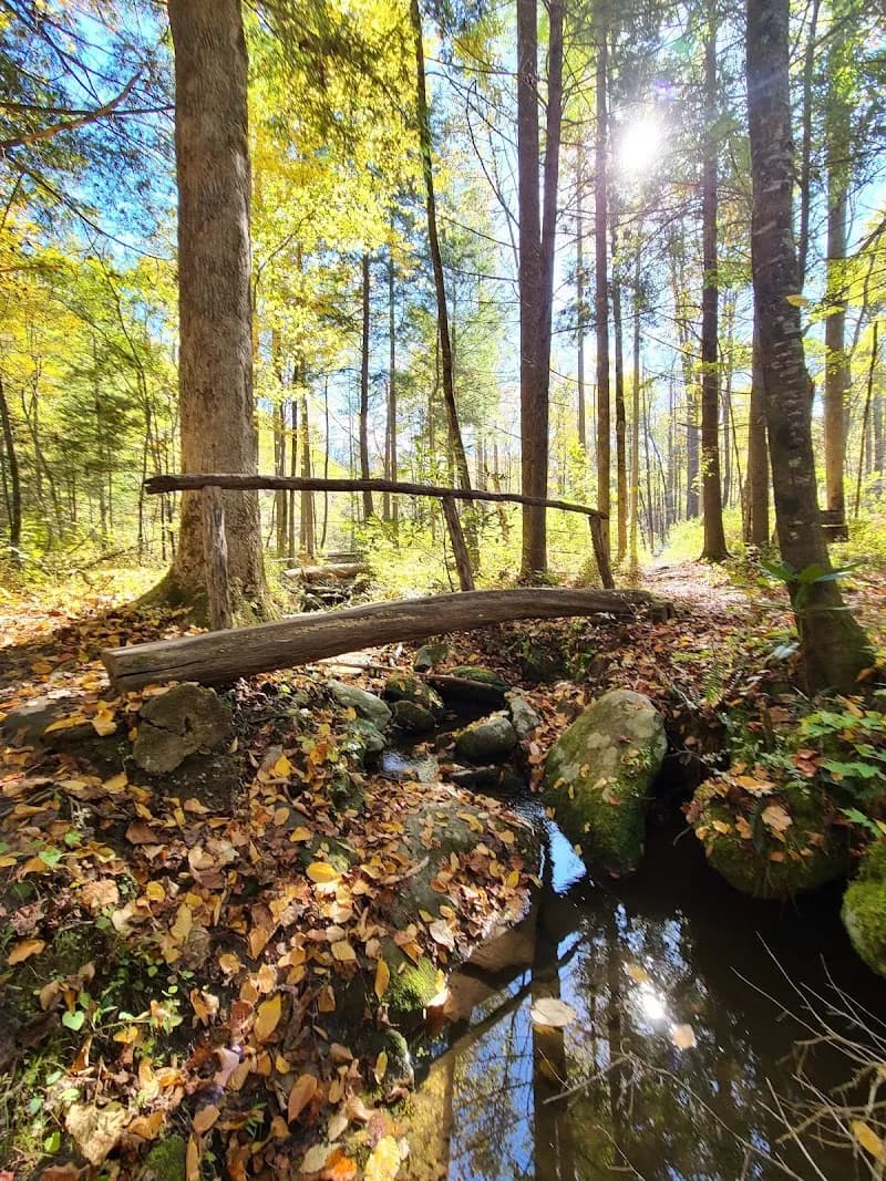 Twin Creeks Trail Trailhead hiking area in Pittman Center, TN