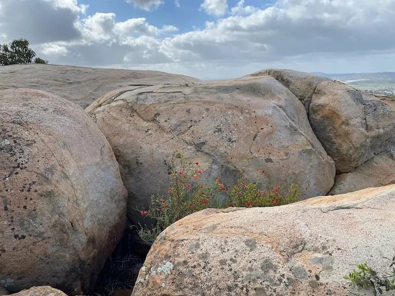 View of Twin Peaks Trail in Poway, CA