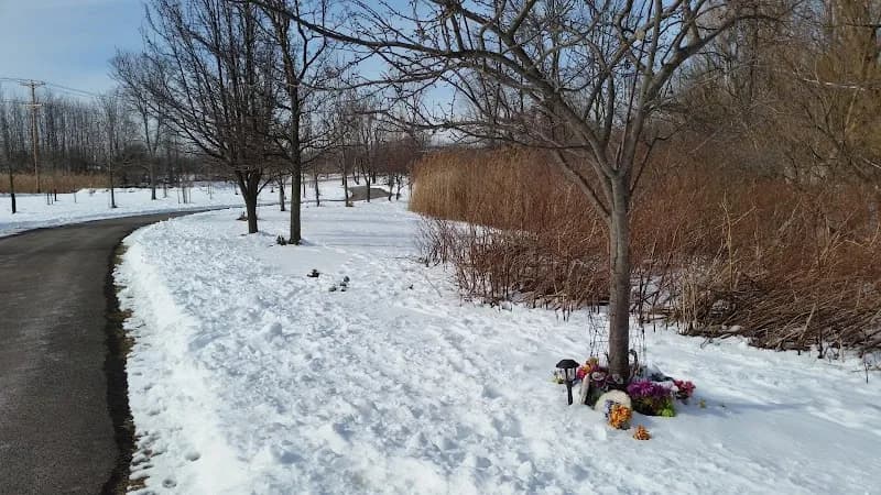 Two Mile Creek Greenway Trail hiking area in North Tonawanda, NY