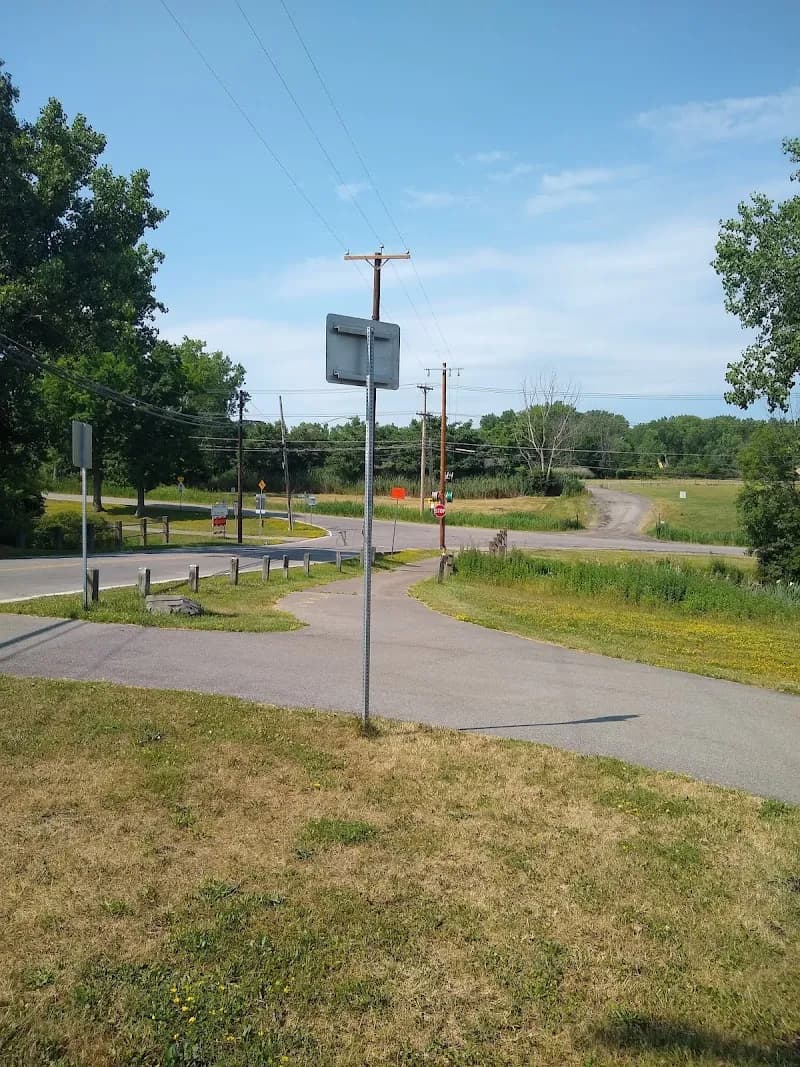 View of Two Mile Creek Greenway Trail in North Tonawanda, NY