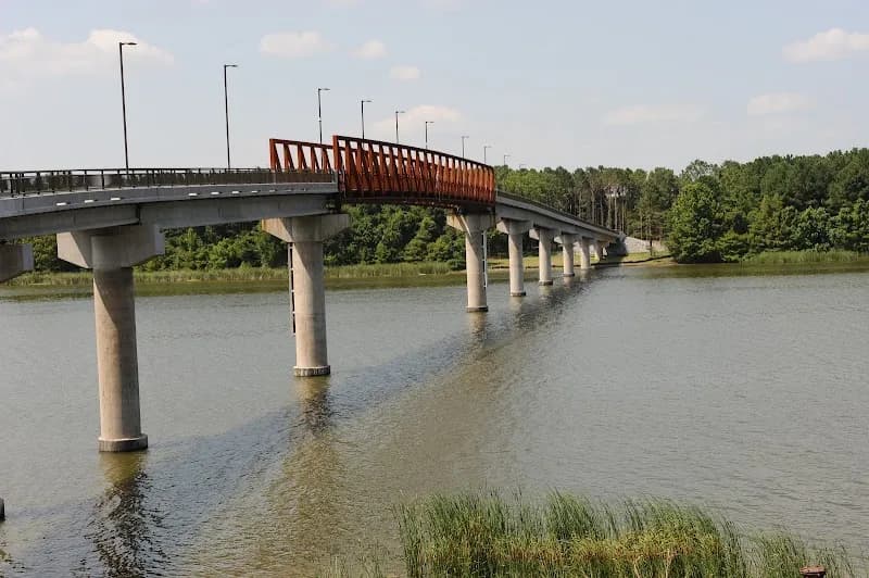 View of Two Rivers Park in Little Rock, AR