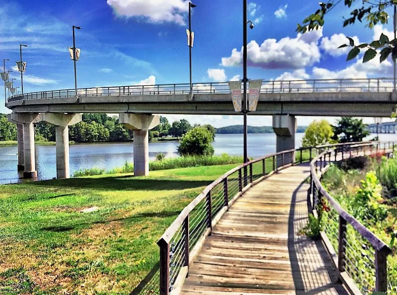 View of Two Rivers Park in Little Rock, AR