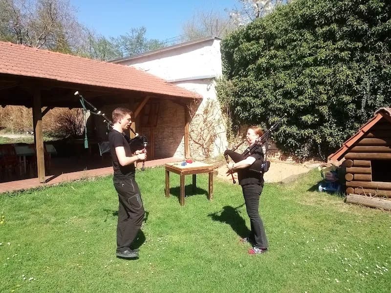 View of U Českého Lva in Roztoky, CZ