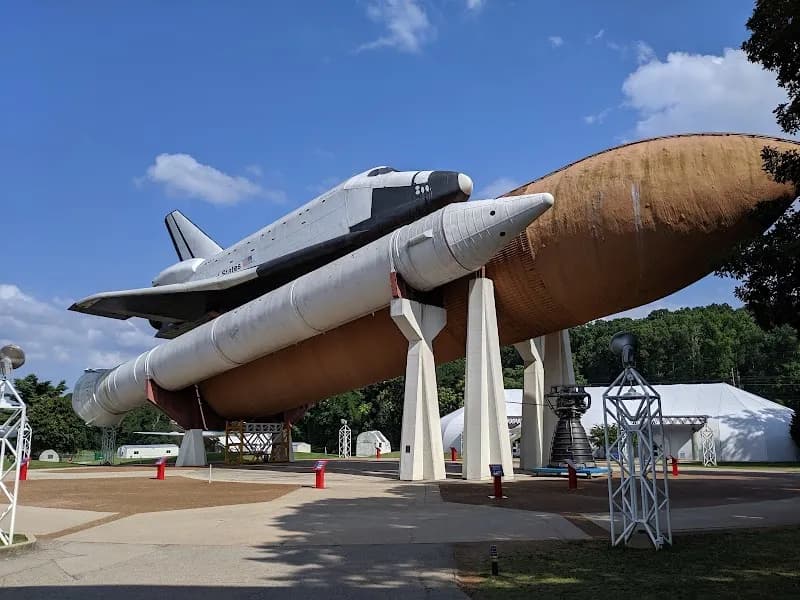 View of U.S. Space & Rocket Center in Huntsville, AL