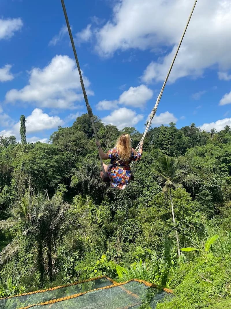 View of Ubud Jungle Swing in Ubud, Bali