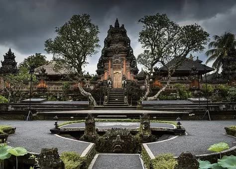 View of Ubud Palace in Ubud, Bali