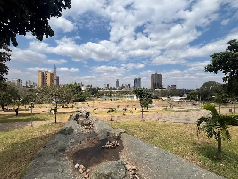 View of Uhuru Park in Nairobi, NBO