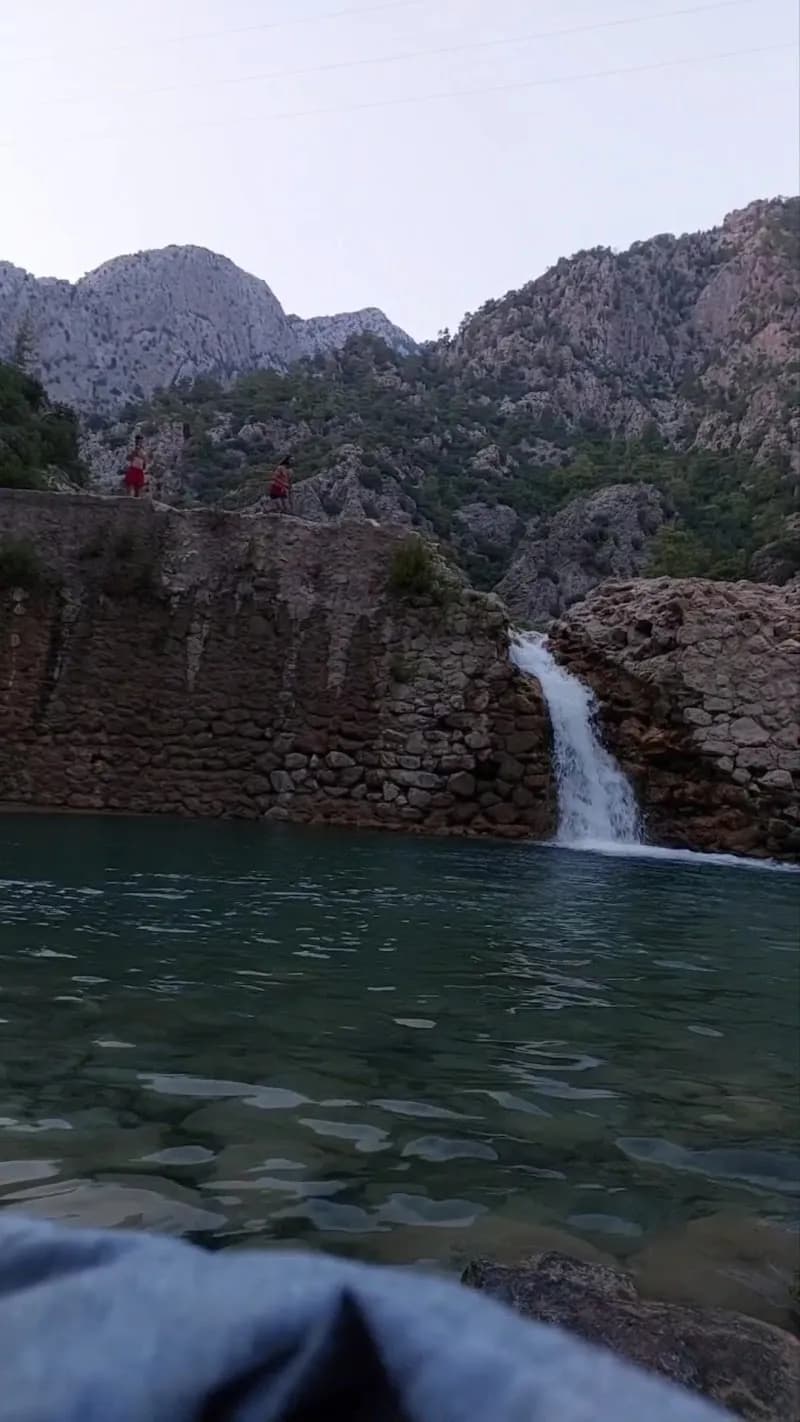View of Ulupınar Natural Springs in Kemer, Antalya