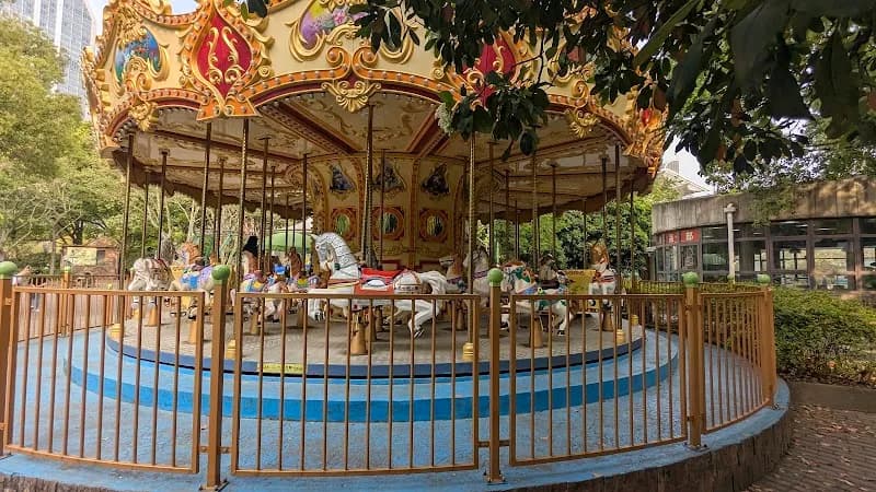 View of Urban Adventure Park (Lululemon Adventure Park) in Shanghai, SH