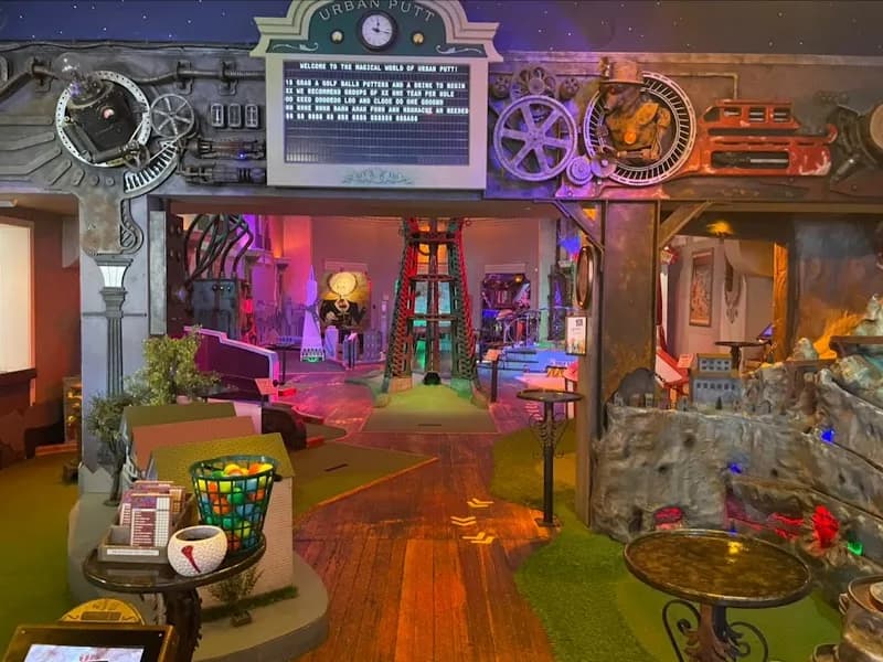 Urban Putt miniature golf course in San Francisco, CA