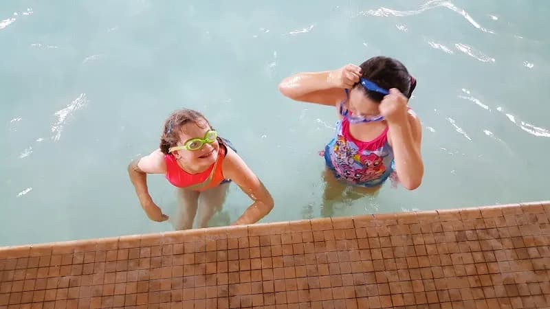 View of Urho Saari Swim Stadium in El Segundo, CA