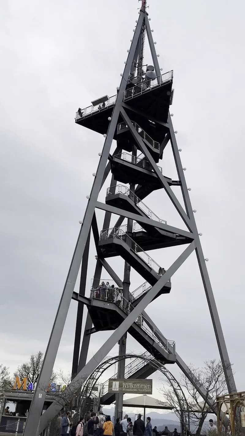 View of UTO KULM in Uetliberg, ZH