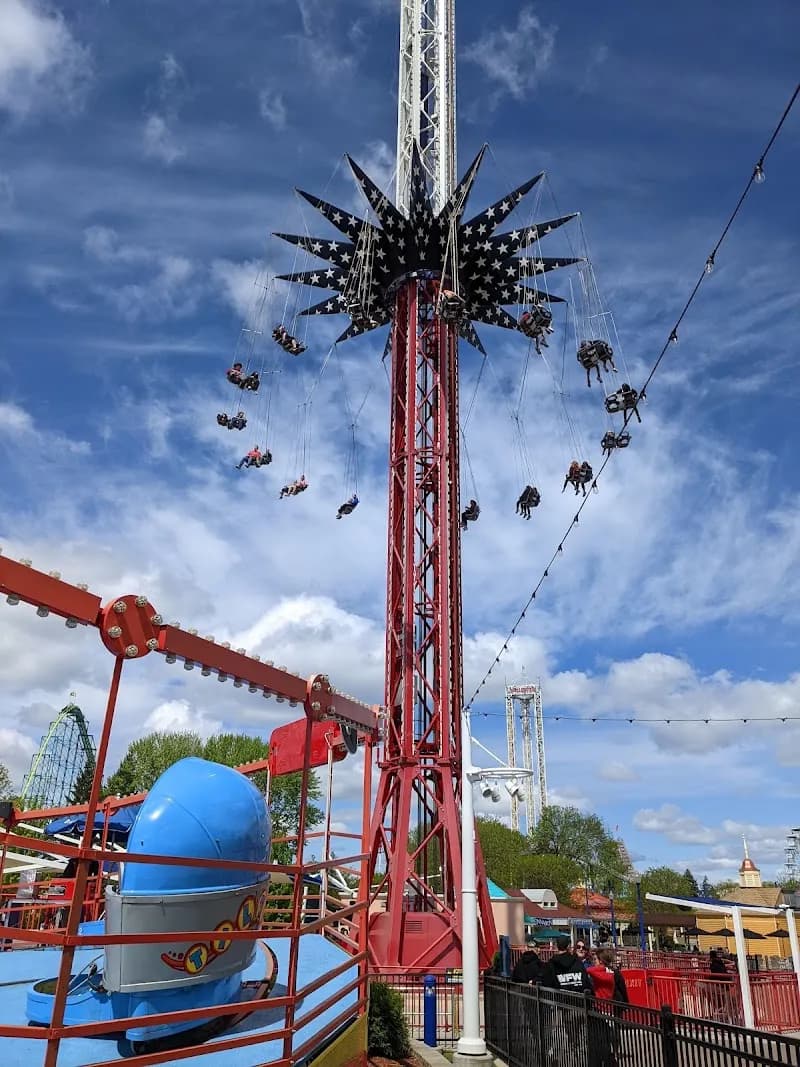 View of Valleyfair in Shakopee, MN