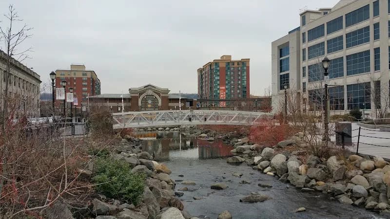 View of Van Der Donck Park in Yonkers, NY