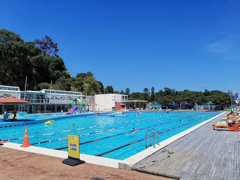 View of Vauxhall Swimming Pool in Auckland, AKL