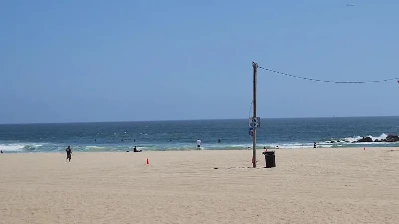 View of Venice Beach Boardwalk in Venice, CA