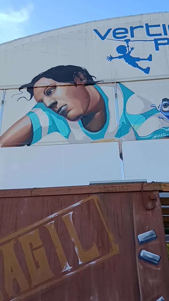 View of Vertical Park in Móstoles, Madrid