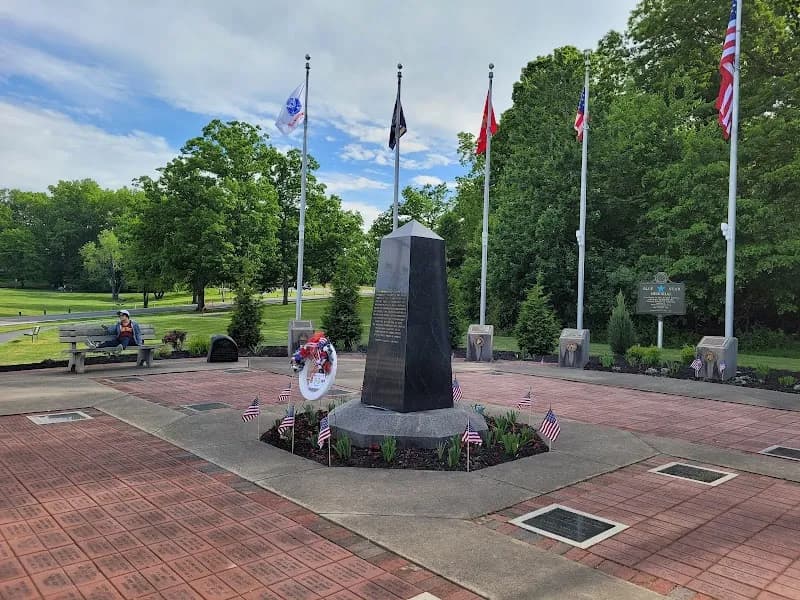 View of Veterans Memorial Park in Brunswick, OH