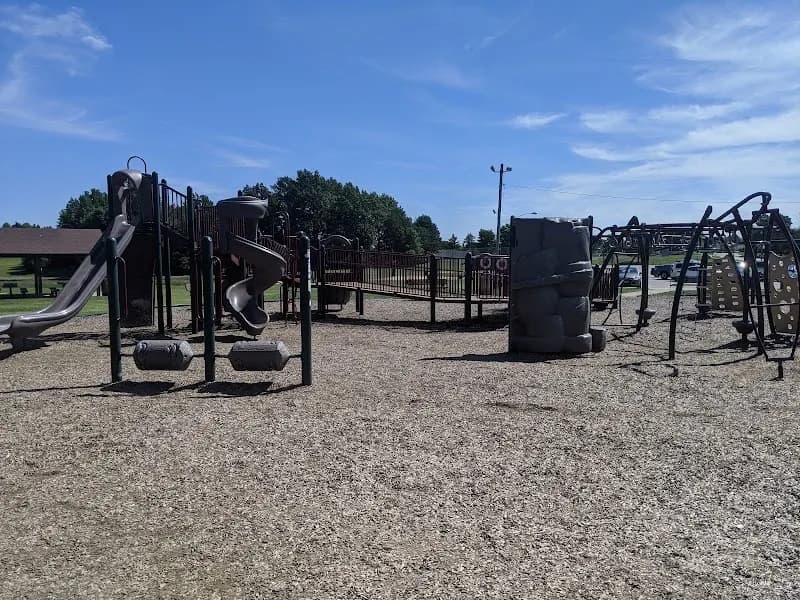 View of Veterans Memorial Park in Brunswick, OH
