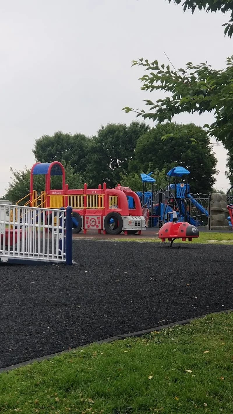 View of Veterans Memorial Park in Moorestown, NJ