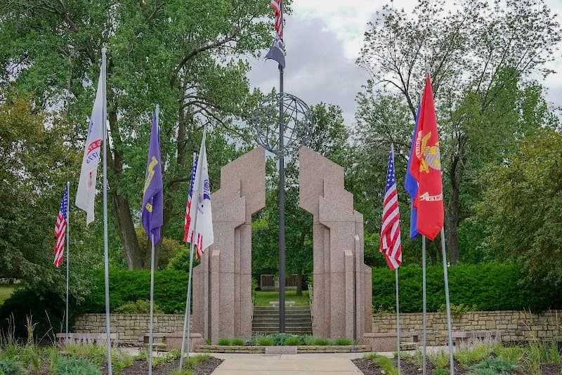 Veterans Memorial point of interest in Shawnee, KS