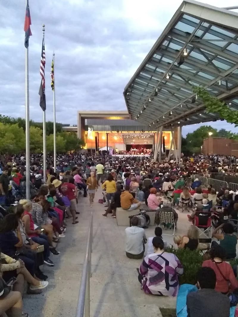 View of Veterans Plaza in Silver Spring, MD