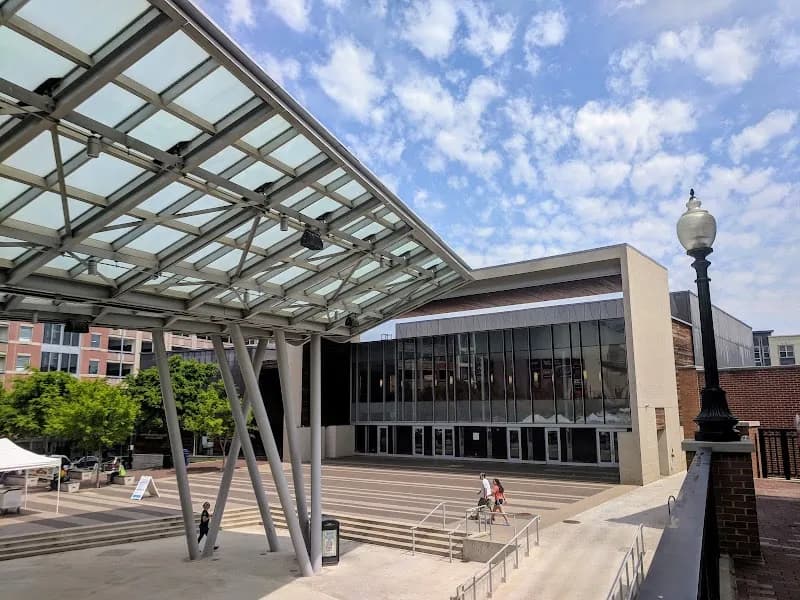 View of Veterans Plaza in Silver Spring, MD
