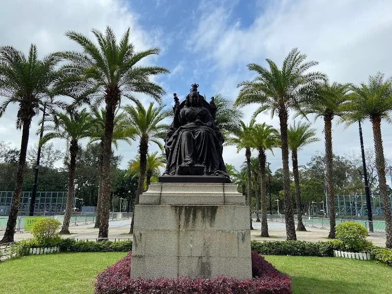 View of Victoria Park in Causeway Bay, HK