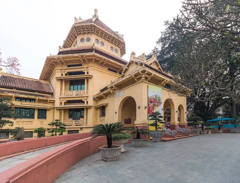 View of Vietnam National Museum of History in Hanoi, HN