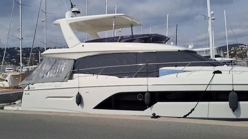 View of Vieux Port Golfe Juan in Golfe-Juan, PACA