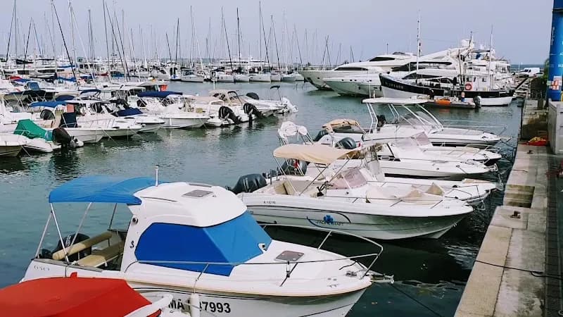 View of Vieux Port Golfe Juan in Golfe-Juan, PACA
