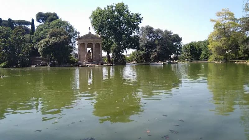 View of Villa Borghese in Rome, LZ