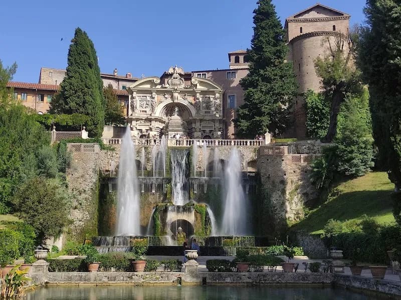 View of Villa d'Este in Tivoli, Lazio