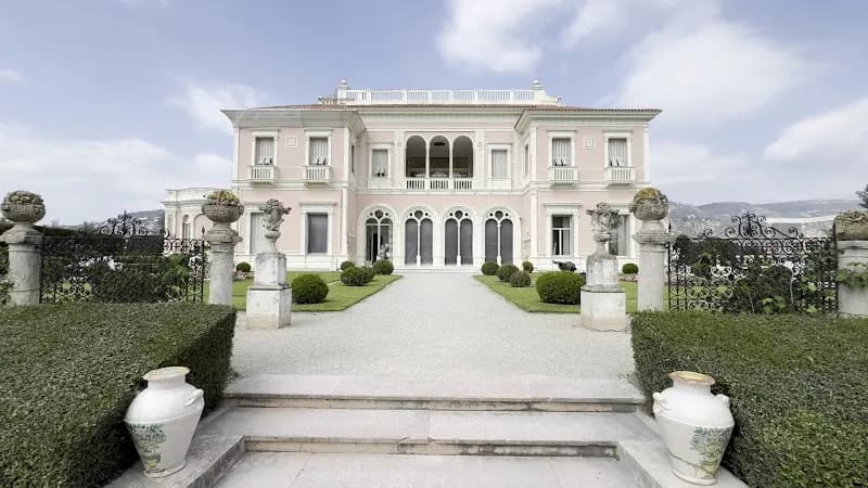 View of Villa Ephrussi de Rothschild in Saint-Jean-Cap-Ferrat, PACA