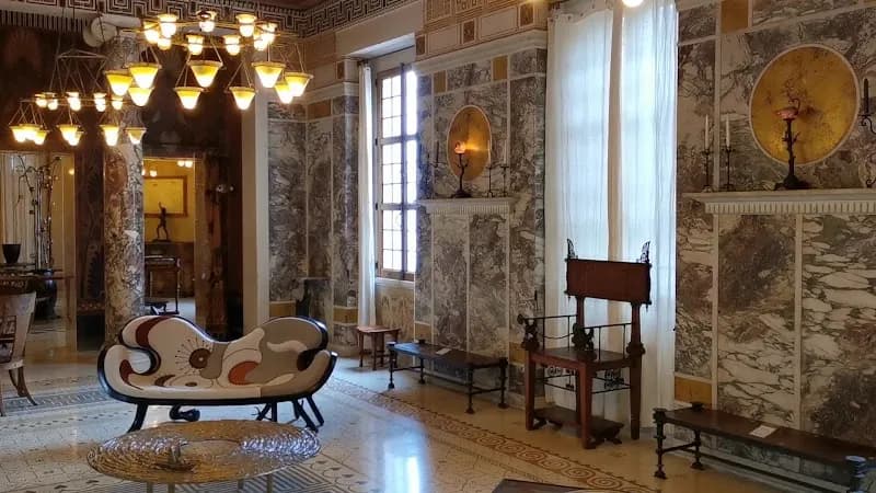 View of Villa Kérylos in Saint-Jean-Cap-Ferrat, PACA