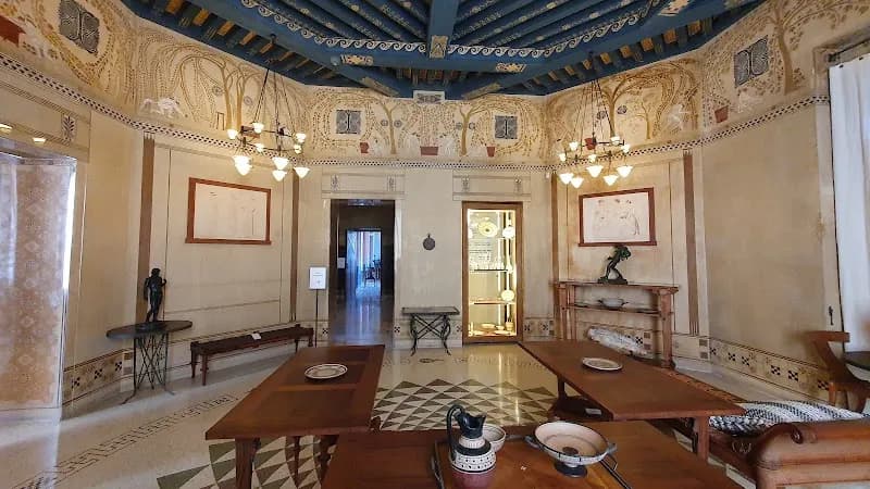 View of Villa Kérylos in Saint-Jean-Cap-Ferrat, PACA