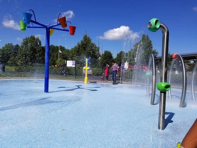 View of Village Green Park in Powell, OH