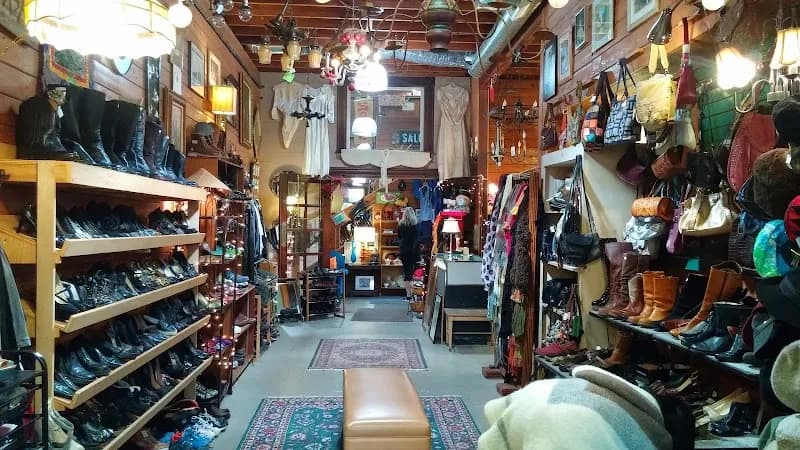 View of Village Merchants in Multnomah Village, OR