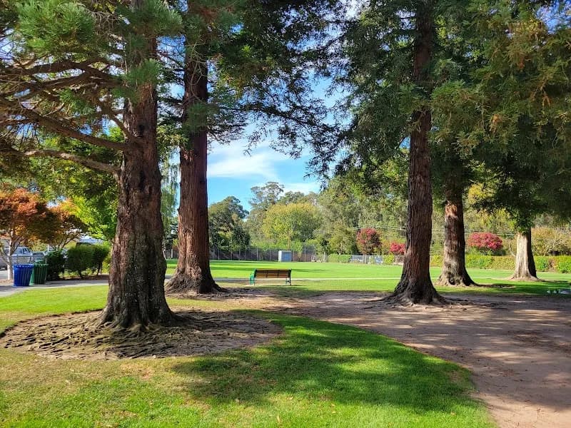 View of Village Park in Monte Sereno, CA