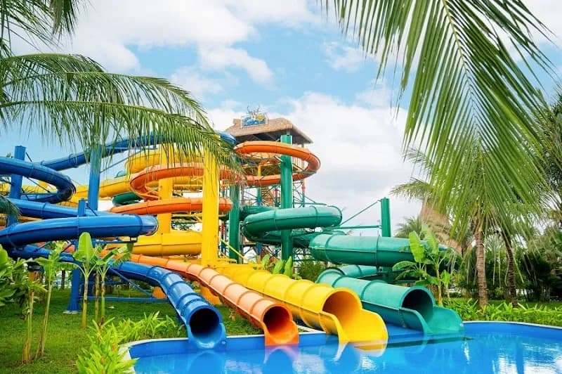 View of VinWonders Water Park in Đông Anh, HN