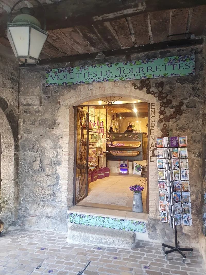 Violettes de Tourrettes gift shop in Tourrettes-sur-Loup, PACA