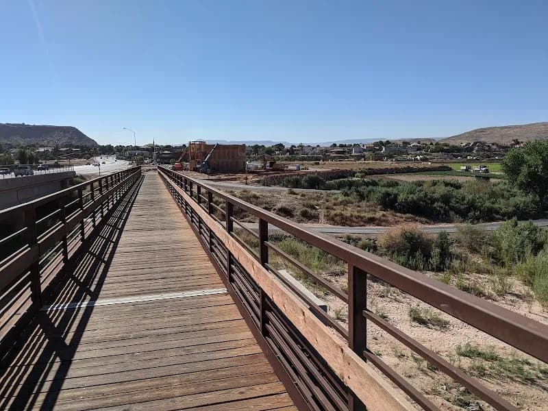 View of Virgin River Trailhead in Mesquite, NV