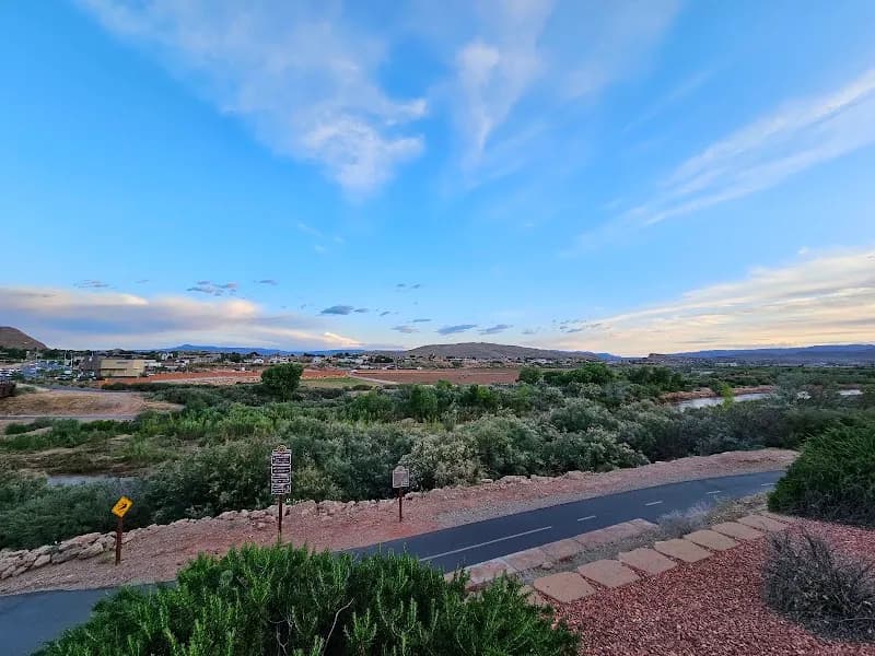 View of Virgin River Trailhead in Mesquite, NV