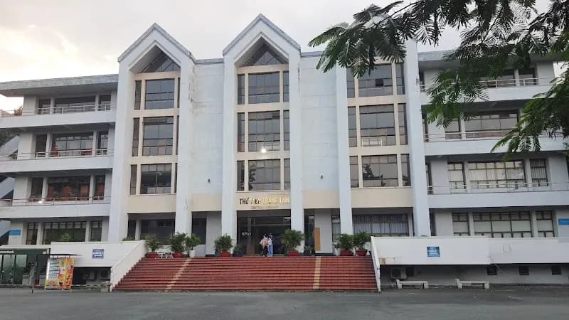 View of VNUHCM Central Library in Thu Duc, HCMC